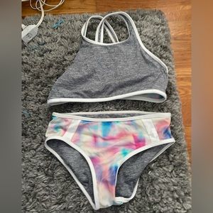 Athleta girl reversible swim suit
